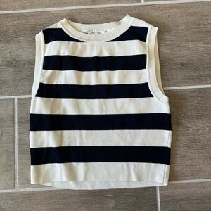 Striped Sleeveless Top